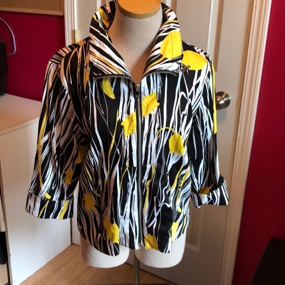 Toni Morgan zippered jacket sz PM